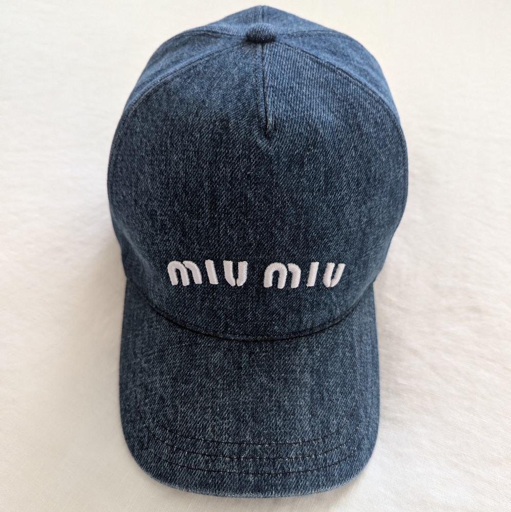 Sold Miu Miu Denim Cap